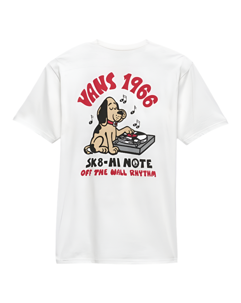 Vans 'Rhythm Pup' Tee - White-2