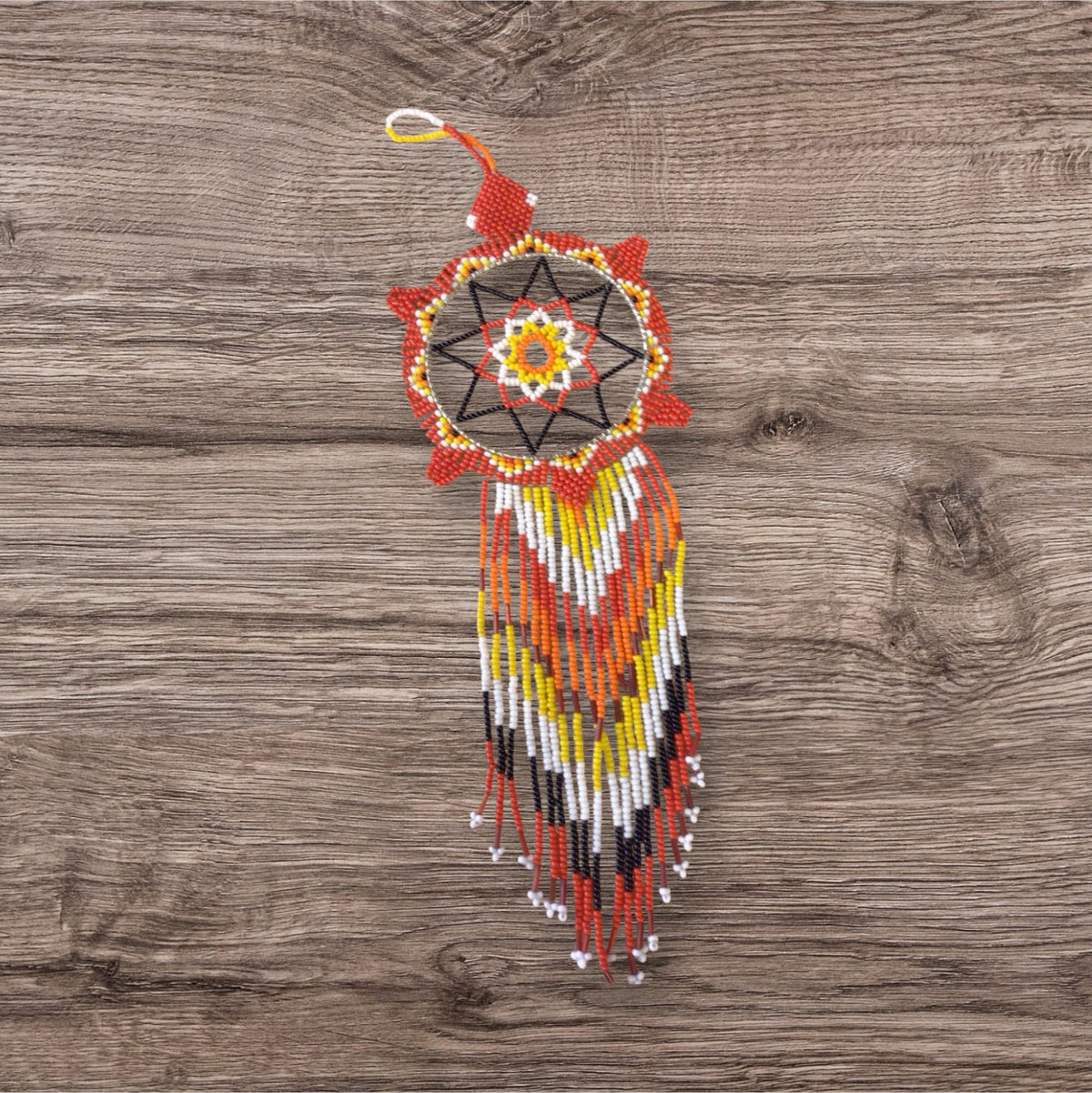 Red Sun Star Dream Catcher