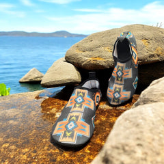 Obsidian Wave Aqua Flats-1