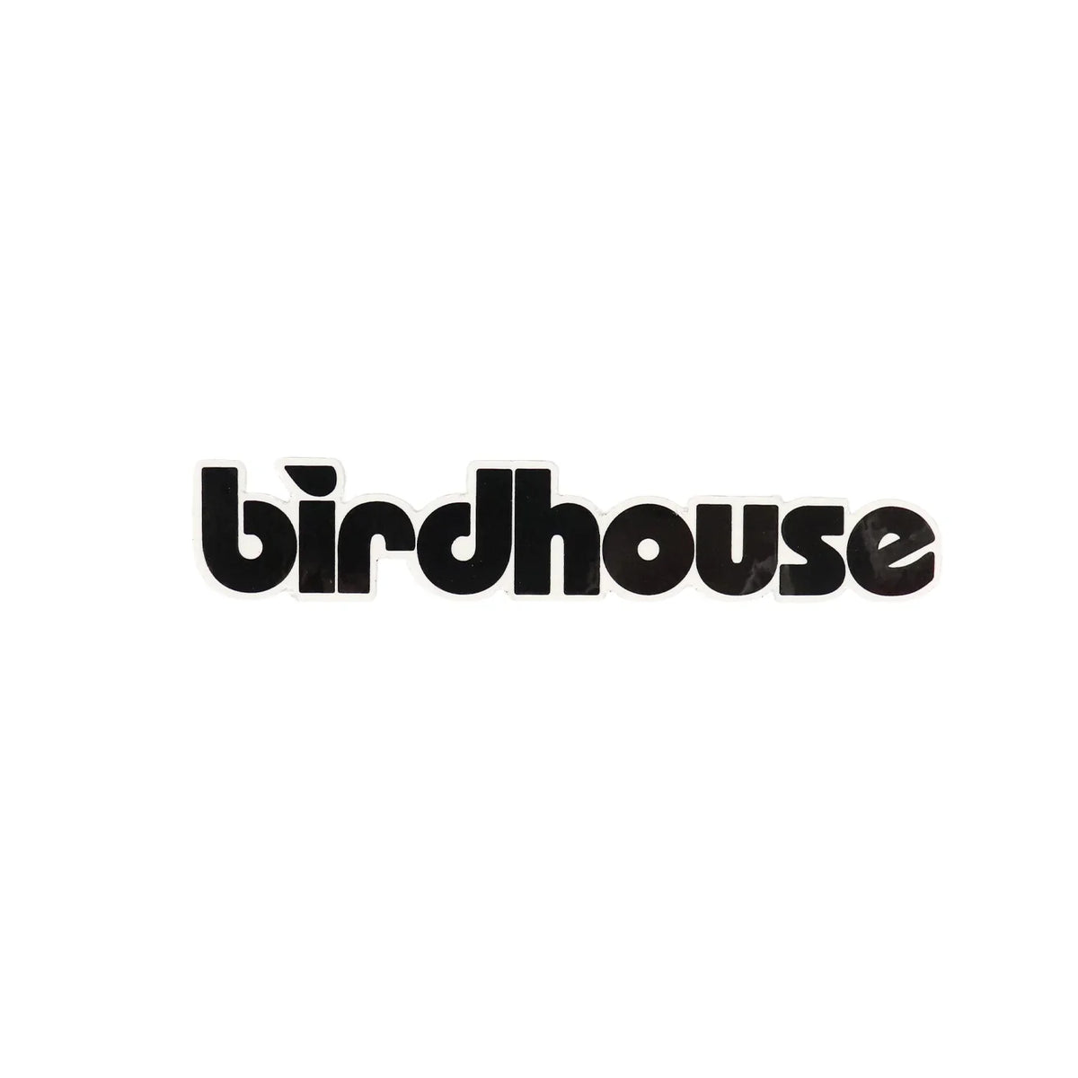 Birdhouse 'Text Logo' Sticker - Black-1