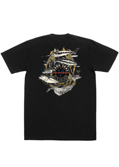 Dark Seas 'Coastal Region' Tee - Black-2