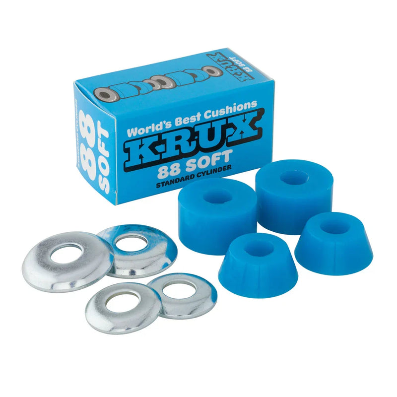 Krux 'Worlds Best Cushions' Soft Bushings - Blue (88A)-1