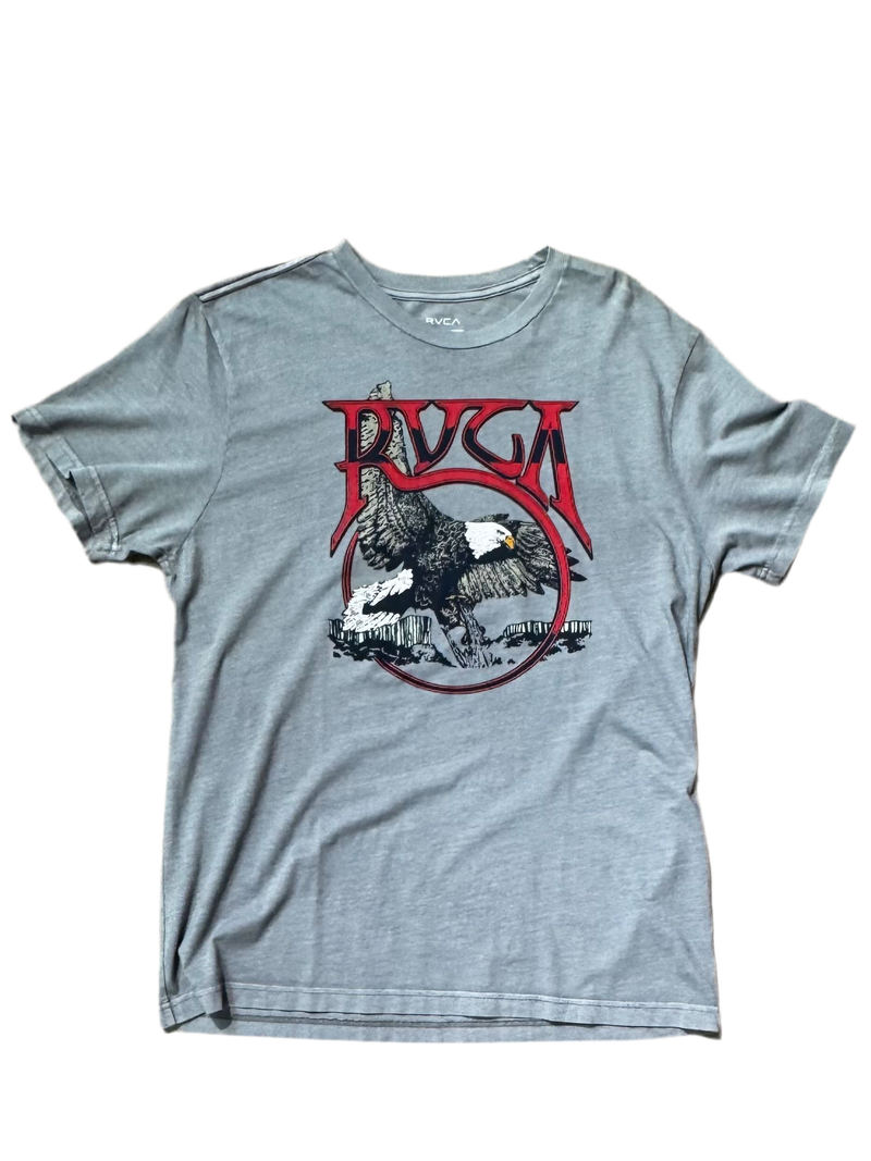 RVCA 'Nowhere' Tee - Light Grey-1