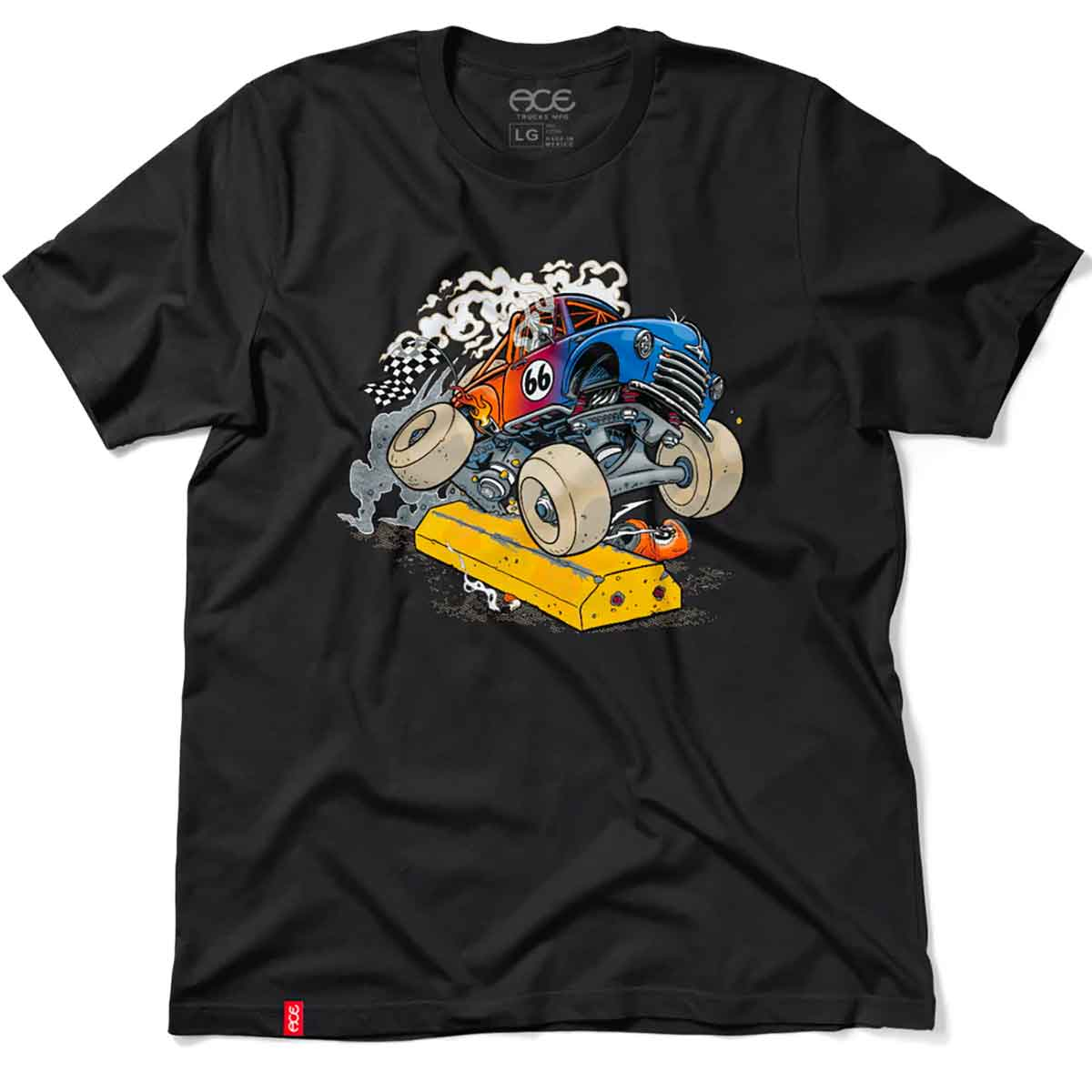 Ace 'Monster Truck' Tee - Black-1