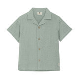 Kid Boy Shirt SS Muslin | Jadeite | En Fant-1