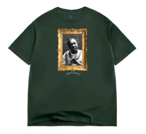 Color Bars x Ol’ Dirty Bastard 'Portrait' Tee - Forest Green-1