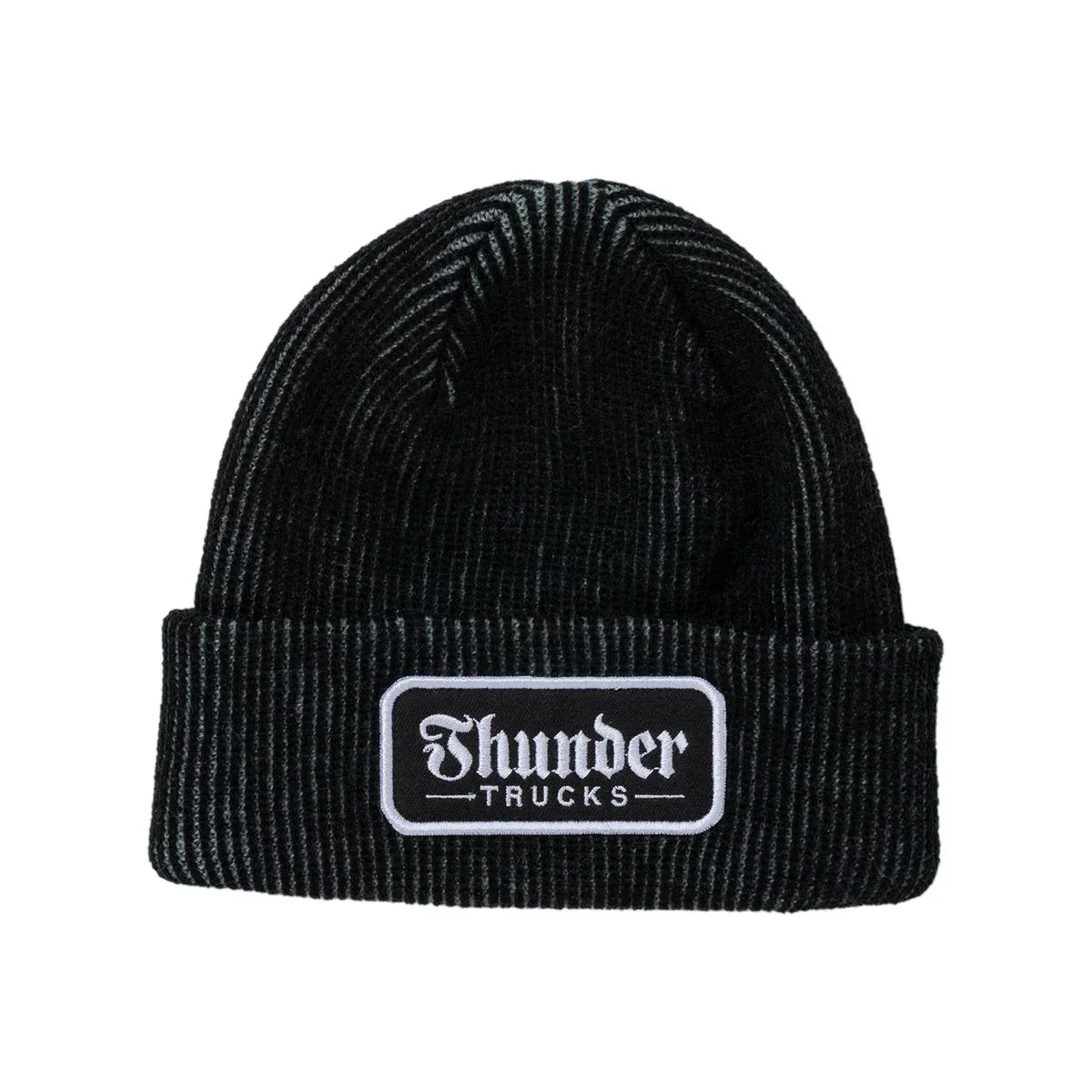 Thunder 'Script Patch' Beanie - Grey/Black/White