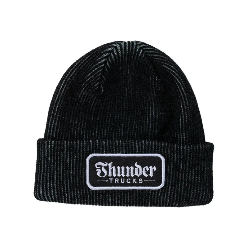 Thunder 'Script Patch' Beanie - Grey/Black/White-1