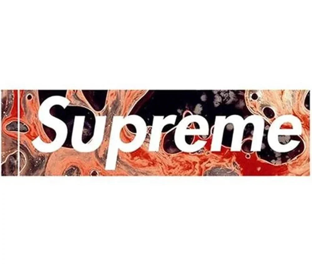 Supreme 'Box Logo' Sticker - Blood & Semen-1