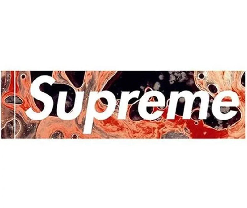 Supreme 'Box Logo' Sticker - Blood & Semen-1