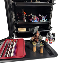 EVORETRO Miniatures Display Case with 5 Magnetic Trays-24