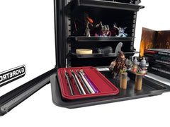 EVORETRO Miniatures Display Case with 5 Magnetic Trays-4