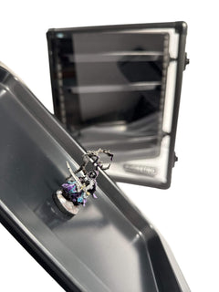 EVORETRO Miniatures Display Case with 5 Magnetic Trays-8