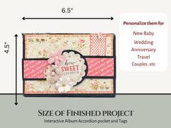 CrafTreat Scrapbook Blanks - Expanding Folio - Black Color-4