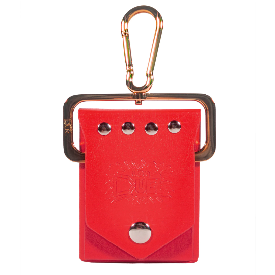 Hero Red Deck Box + Belt Loop - Hard Shell Faux Leather-5