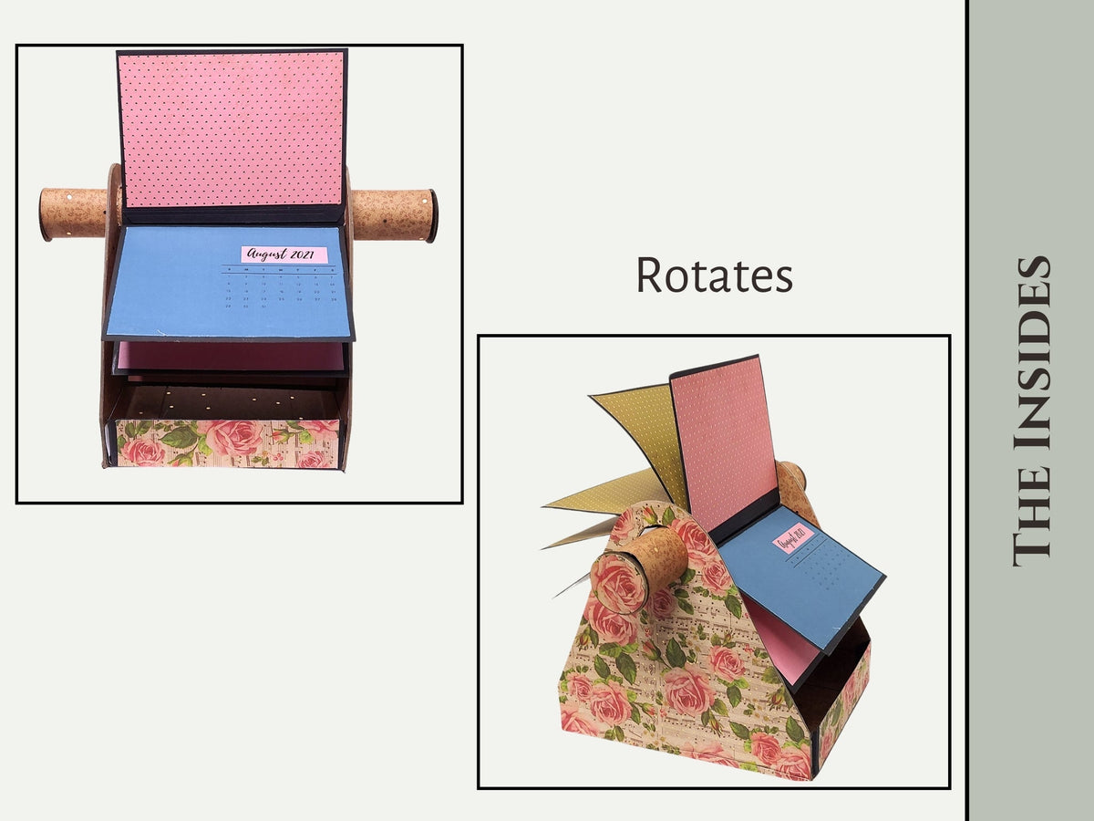 CrafTreat Tarjetas para Álbum de Recortes - Rolodex - Color Kraft-5