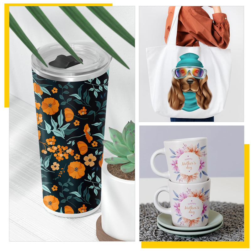 TeckWrap Sublimation Paper 8.3"X 11.7" For Inkjet Printer (100sheets)-3