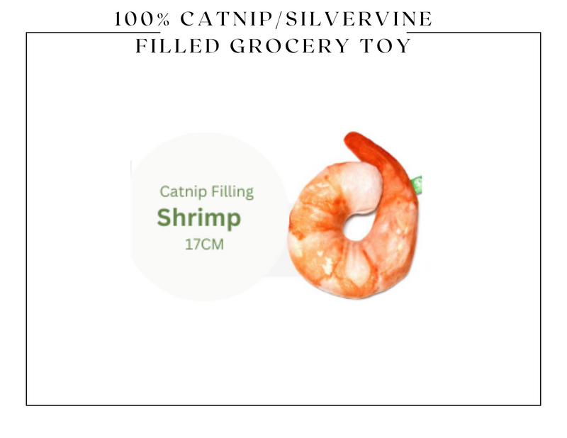 100% Silvervine/Catnip Filled Grocery Cuddle Toy-9
