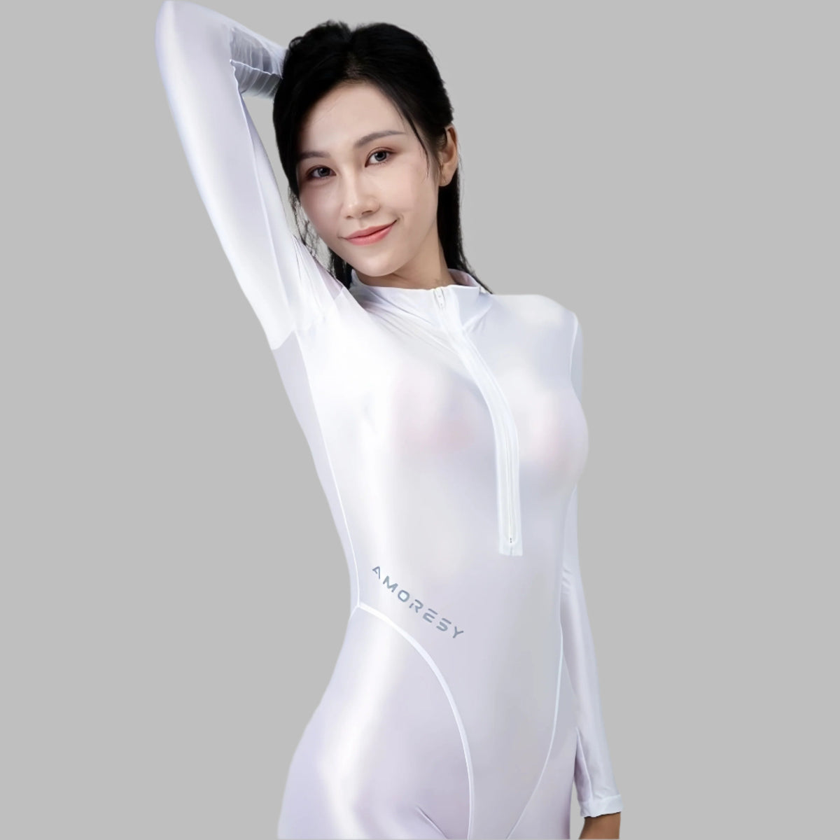 AMORESY Celestia Series Front-Zip Catsuit - Classic Colors-5