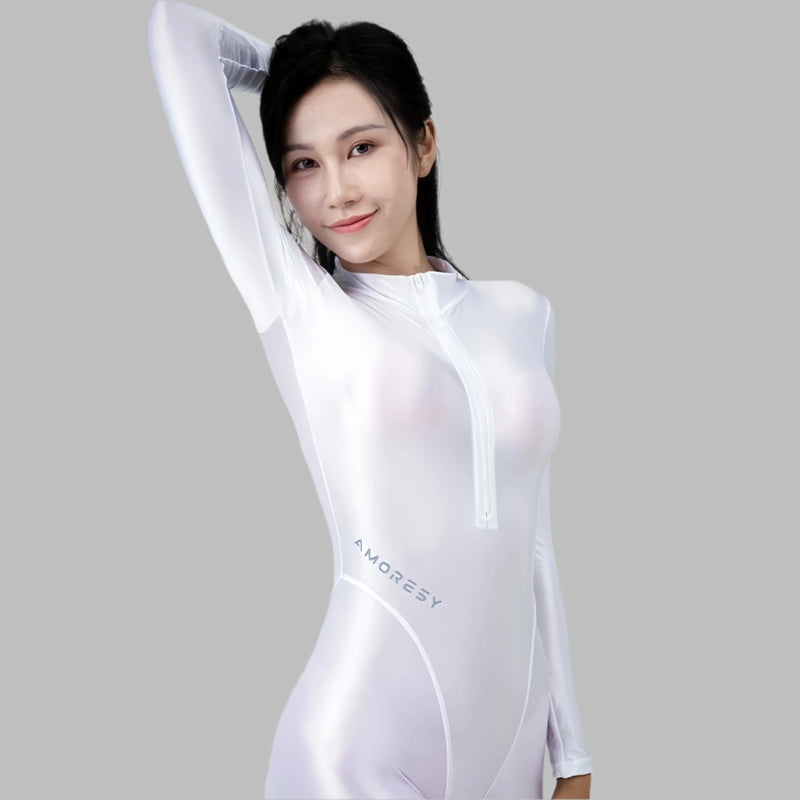 AMORESY Celestia Series Front-Zip Catsuit - Classic Colors-5