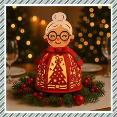 Lanterne en papier DIY CrafTreat - Madame Noël-4