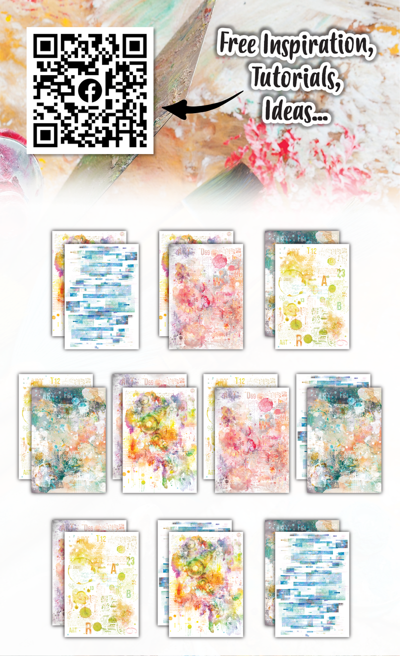 AALL and Create - Papel de diseño A6 - Citrus Rainbow-2