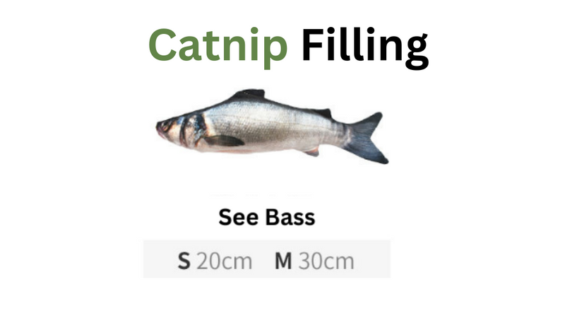 100% Silvervine/Catnip Filled Fish Cuddle Toy-15