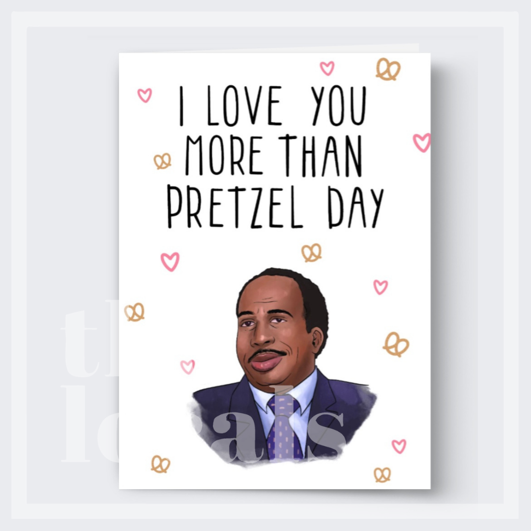 Stanley Pretzel Greeting Card-1