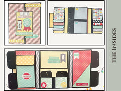 CrafTreat Scrapbook Blanks - Gate Fold Folio - Black Color-5