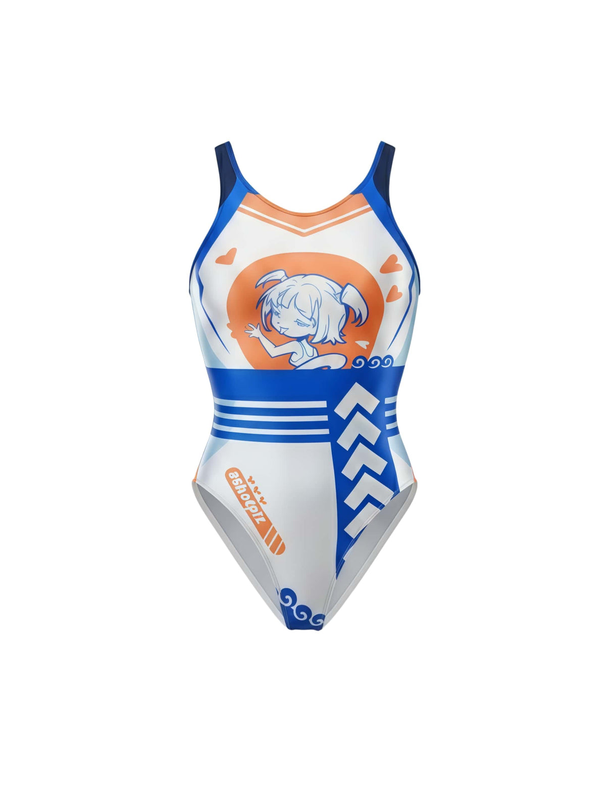 Japanese Anime Spandex Swimwear Racing Suit Wet Suit Race Queen Costume-6