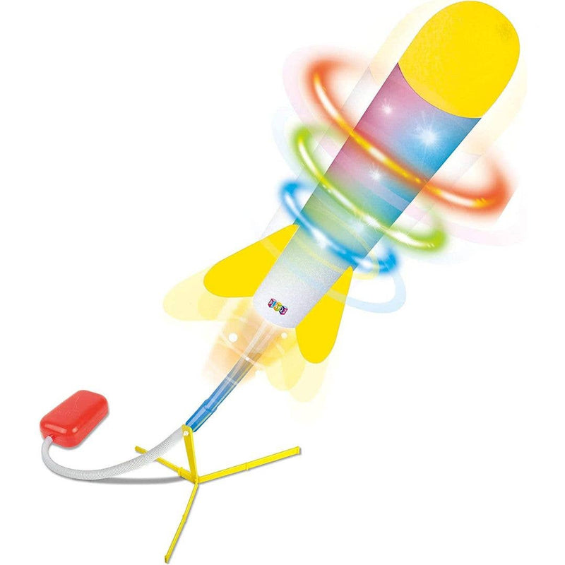 Play22 - Toy Jump Rocket Launcher Set with LED Lights - Ages 5+-6