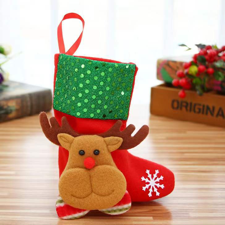 Christmas Stocking Pendant – Festive Holiday Gift Bag Hanging Decoration-6