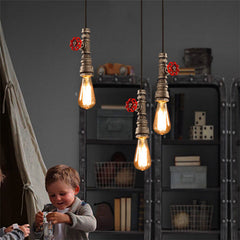 Retro Water Pipe Lamp Industrial Personality Restaurant-1