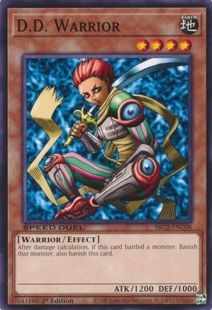 D.D. Warrior (SBC2-ENC08) - Speed Duel: Battle City Finals 1st Edition-1
