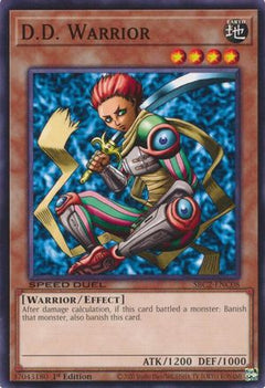 D.D. Warrior (SBC2-ENC08) - Speed Duel: Battle City Finals 1st Edition-1