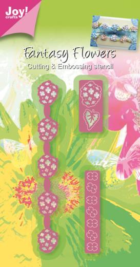 Joy! Crafts Cutting & Embossing Die -3D Fantasy Flower Border-1