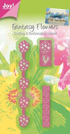 Joy! Crafts Cutting & Embossing Die -3D Fantasy Flower Border-1