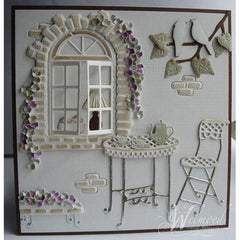 Joy! Crafts Cutting & Embossing Die -3D Fantasy Flower Border-2