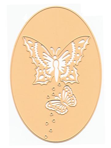 Joy! Crafts Dies - Butterfly Oval-1