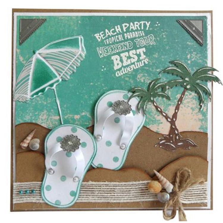 Joy! Crafts Cutting and Embossing die - Umbrella-2