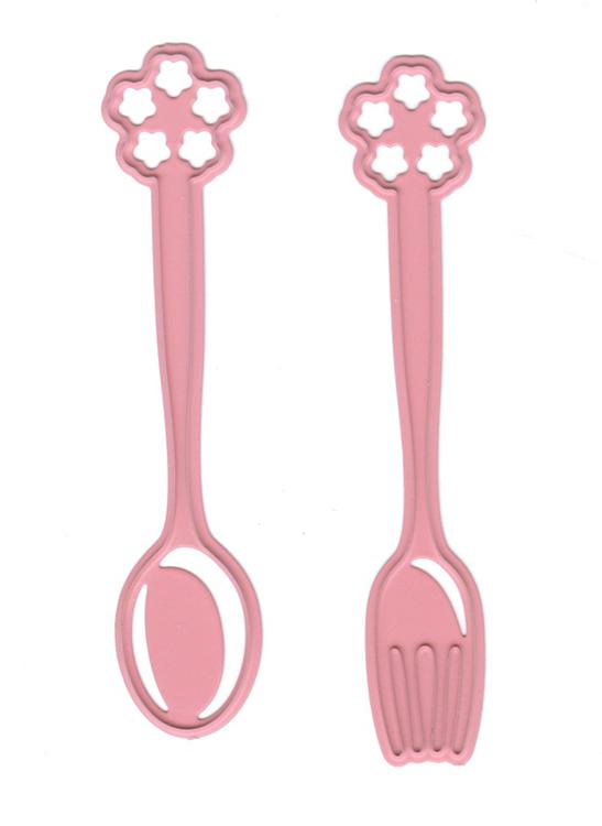 Joy! Crafts Cutting and Embossing Die - Afternoon tea fork & spoon-1