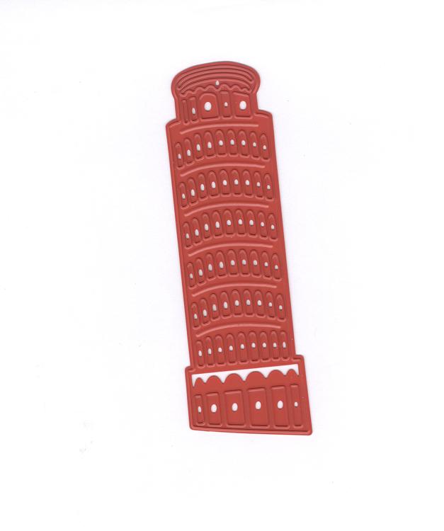 Cutting- Embossing- Debossing die  - Tower of Pisa-1