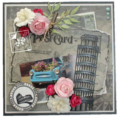 Cutting- Embossing- Debossing die  - Tower of Pisa-2