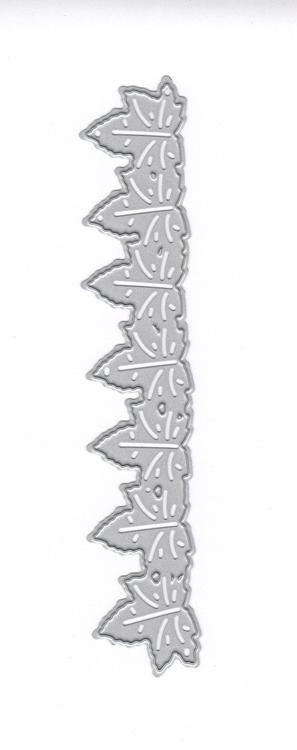 Cutting-emboss die - Border with leaves-1