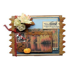 Cutting-emboss die - Border with leaves-3