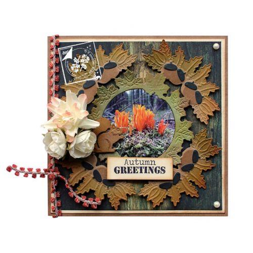 Cutting-emboss die - Acorns & Leaves-4