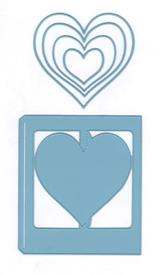 Joy! Crafts Cutting Die - Card Model Hearts-2