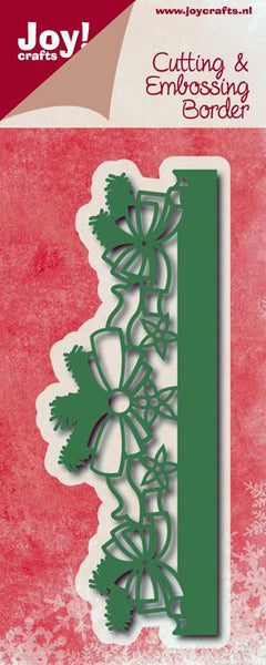 Joy! Crafts Cutting stencil - Bowborder Christmas-1