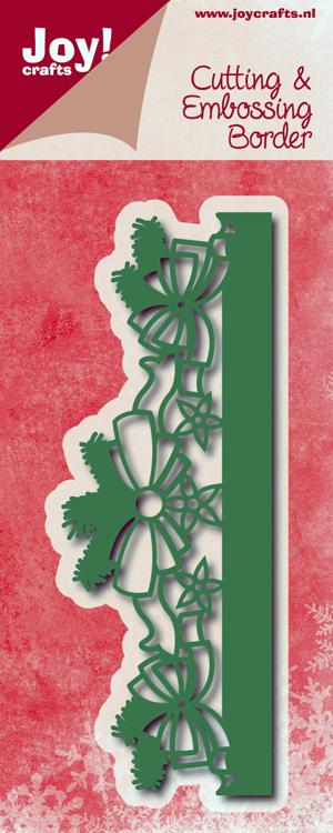 Joy! Crafts Cutting stencil - Bowborder Christmas-1