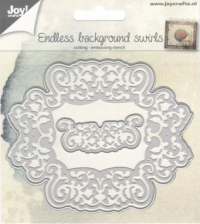 Joy Crafts -Cutting die - Endless Background with Swirls-1